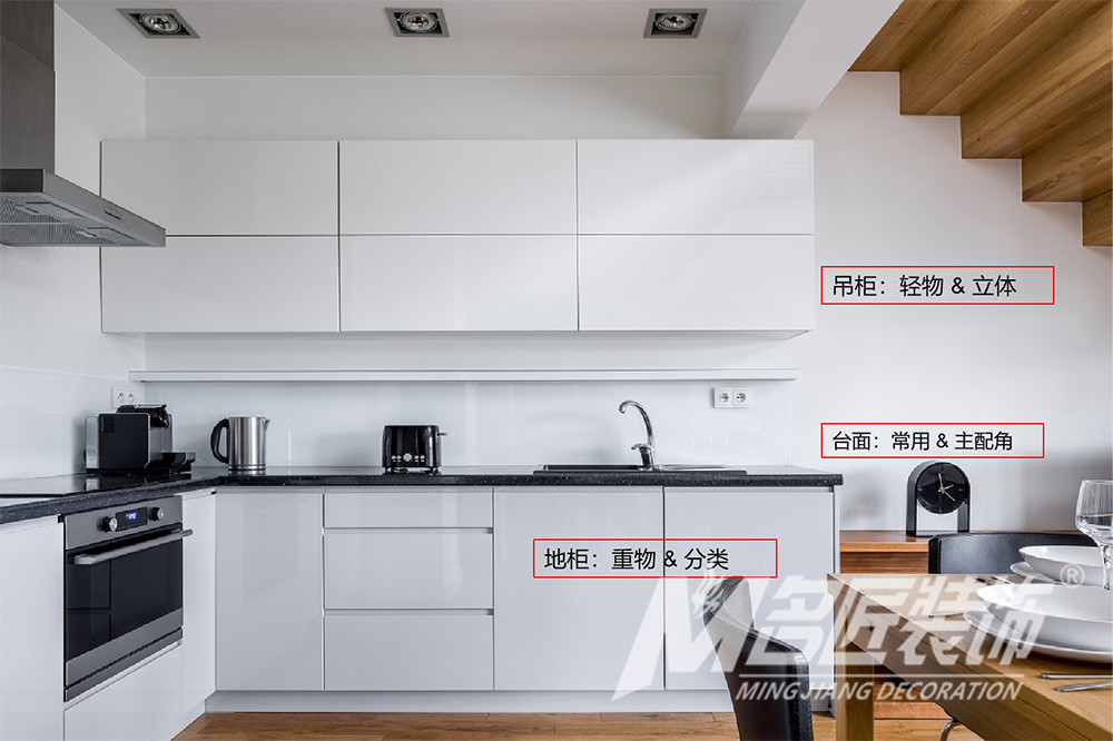 贵港厨房室内装修设计规划，让空间扩容提升厨房的收纳能力