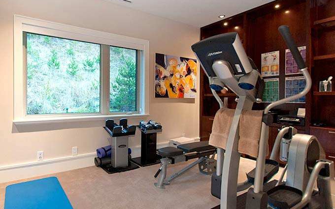 贵港装修设计室内家庭健身房，让自己过上健康生活